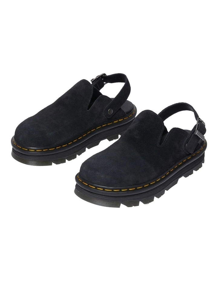 ZebZag Mule in Black Suede image 7