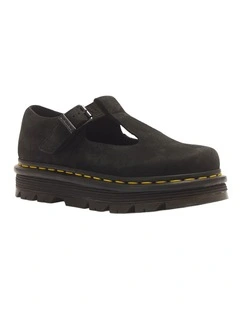 Zebzag Mary Jane Black Milled Nubuck