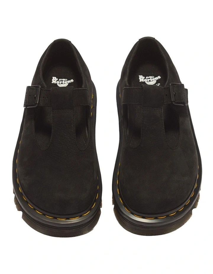 Zebzag Mary Jane Black Milled Nubuck image 5