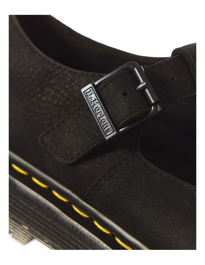 Zebzag Mary Jane Black Milled Nubuck image 6