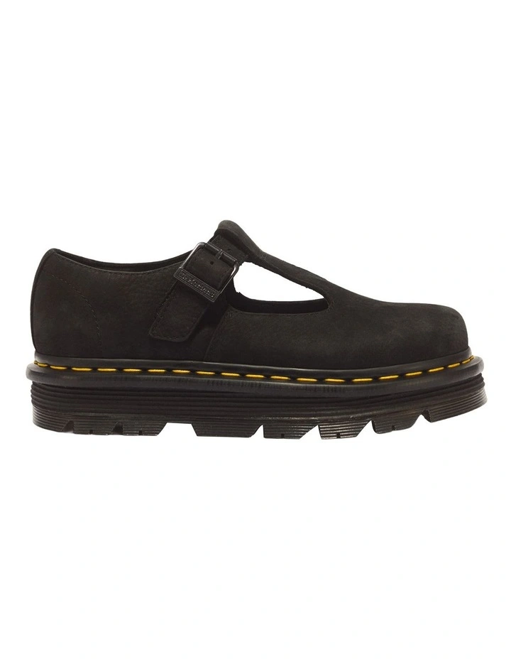 Zebzag Mary Jane Black Milled Nubuck image 7