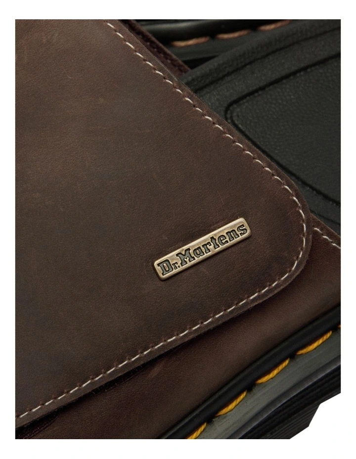 ZebZag Dunnet Flower Slide in Dark Brown Crazy Hor image 6