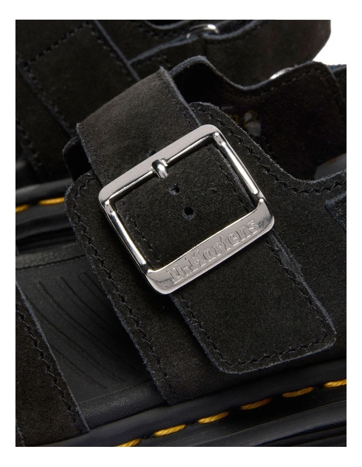 Zebzag Sandal in Black image 2