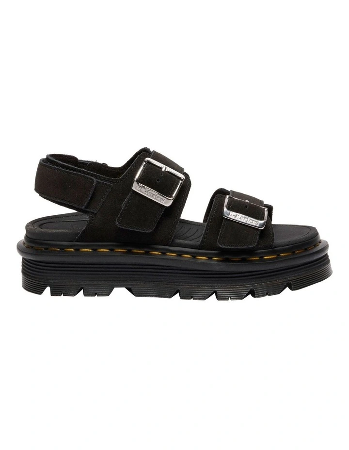 Zebzag Sandal in Black image 5