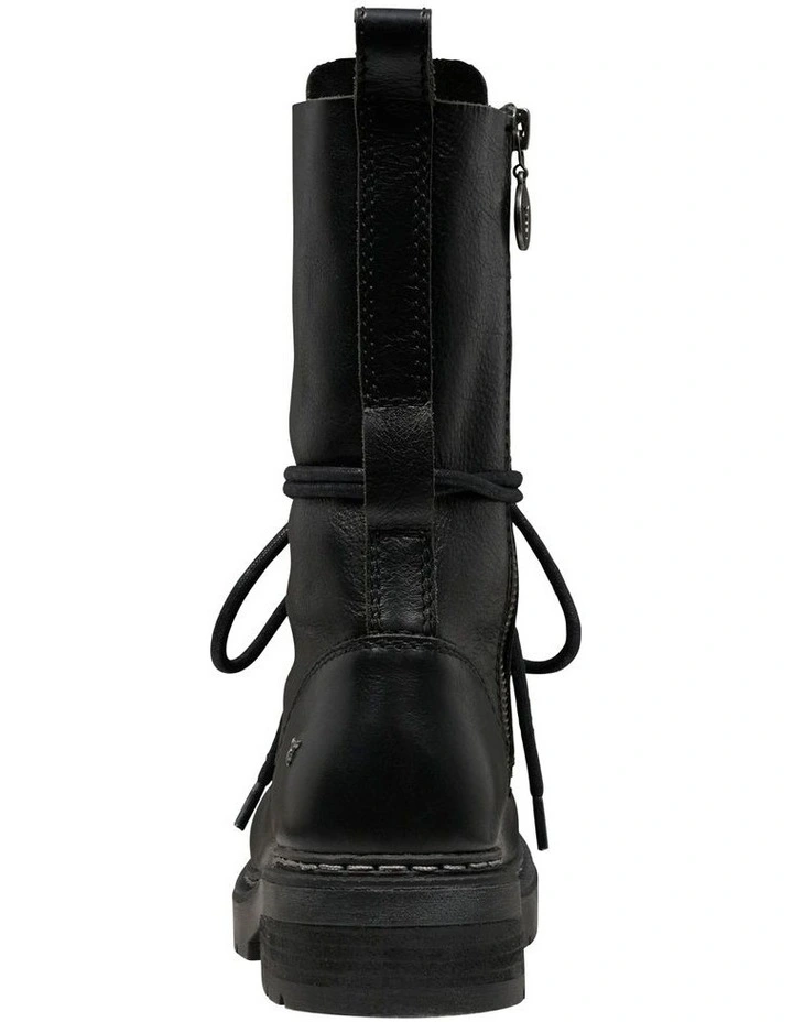 Mid Calf Boot in Independent Black image 4