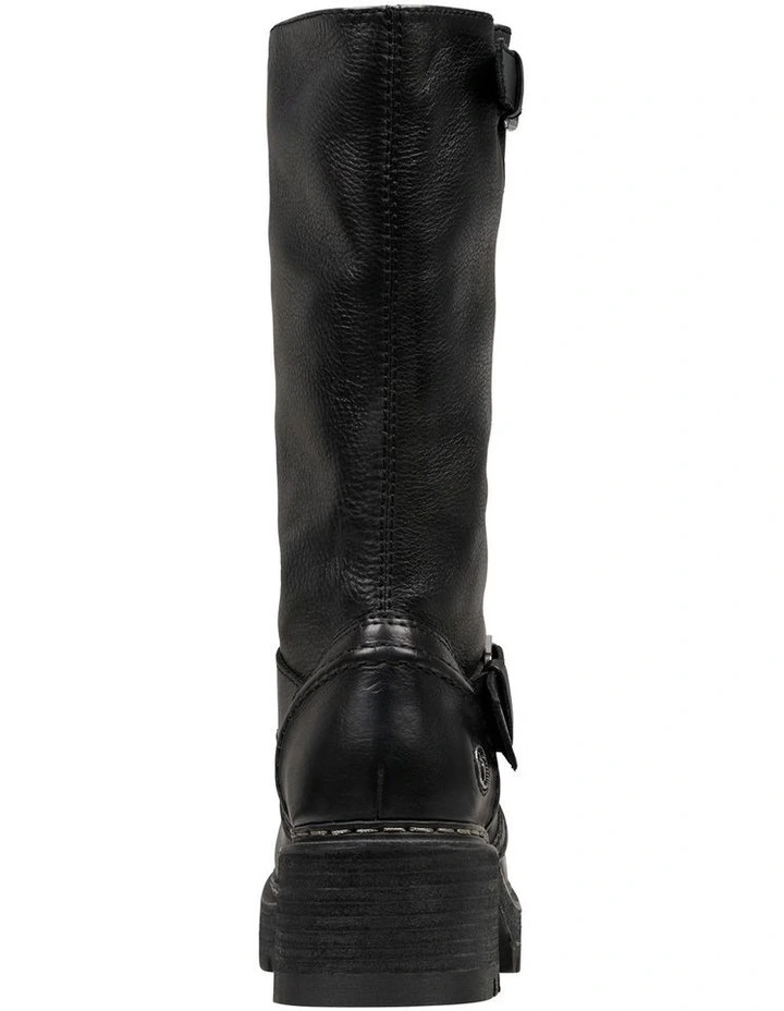 Ruthless Black Leather Boots image 5