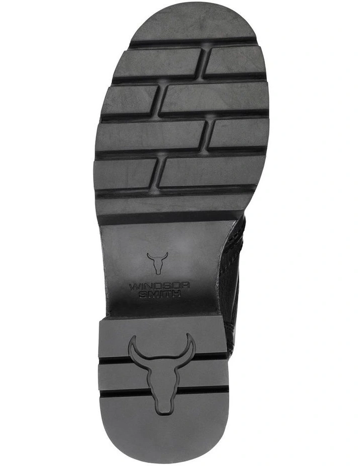 Ruthless Black Leather Boots image 6