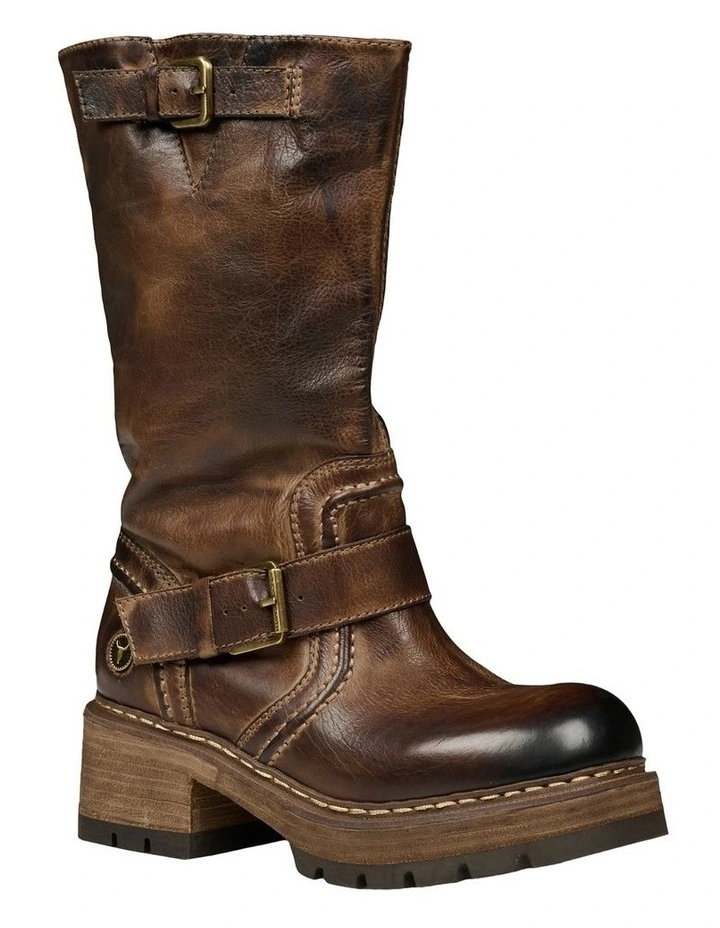 Windsor Smith Ruthless Smoke Stone Leather Boot image 2
