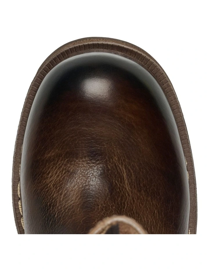 Windsor Smith Ruthless Smoke Stone Leather Boot image 3