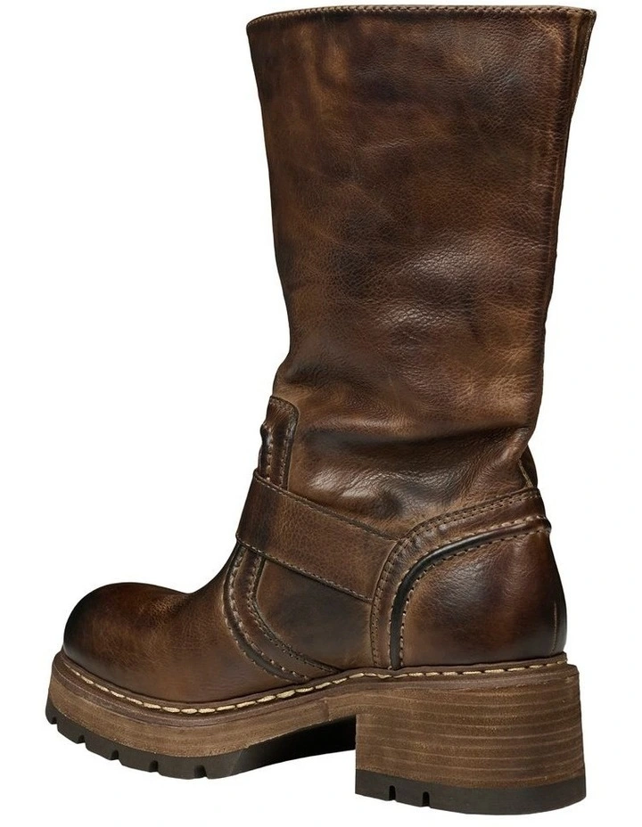 Windsor Smith Ruthless Smoke Stone Leather Boot image 7