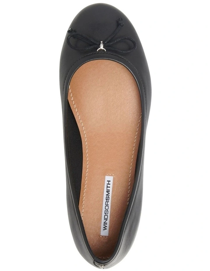 Babydoll Loafer in Black Leather image 3
