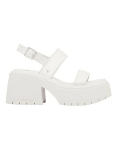 Cosmos Snow Chunky Sandal in White