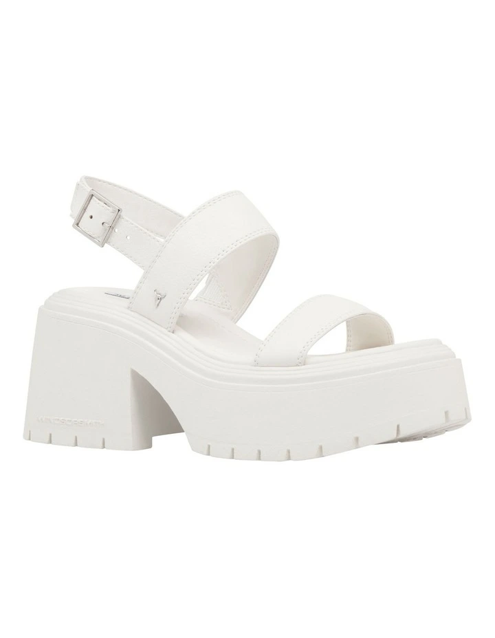 Cosmos Snow Chunky Sandal in White image 2