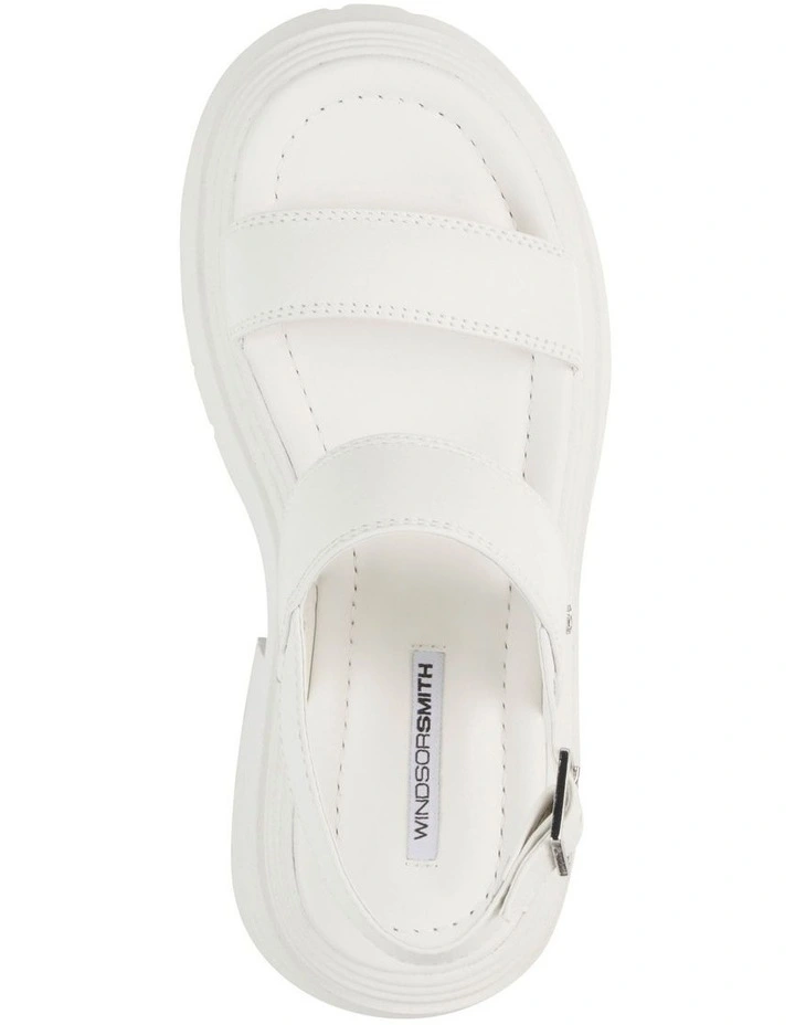 Cosmos Snow Chunky Sandal in White image 3