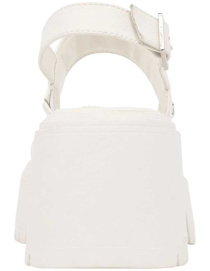 Cosmos Snow Chunky Sandal in White image 5