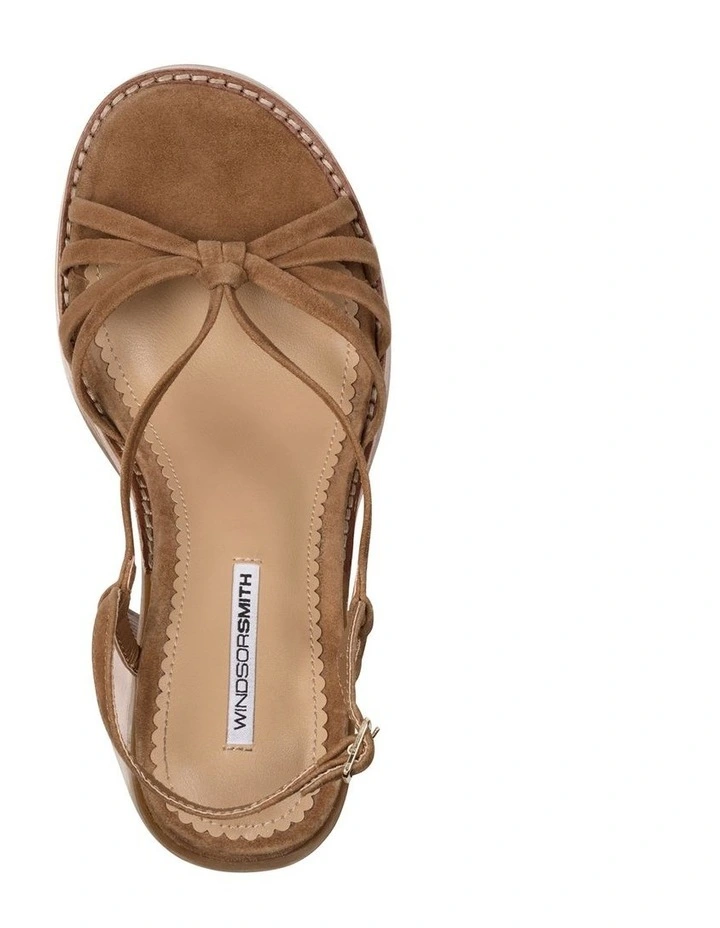 Affair Platform Sandal in Hazelnut image 2