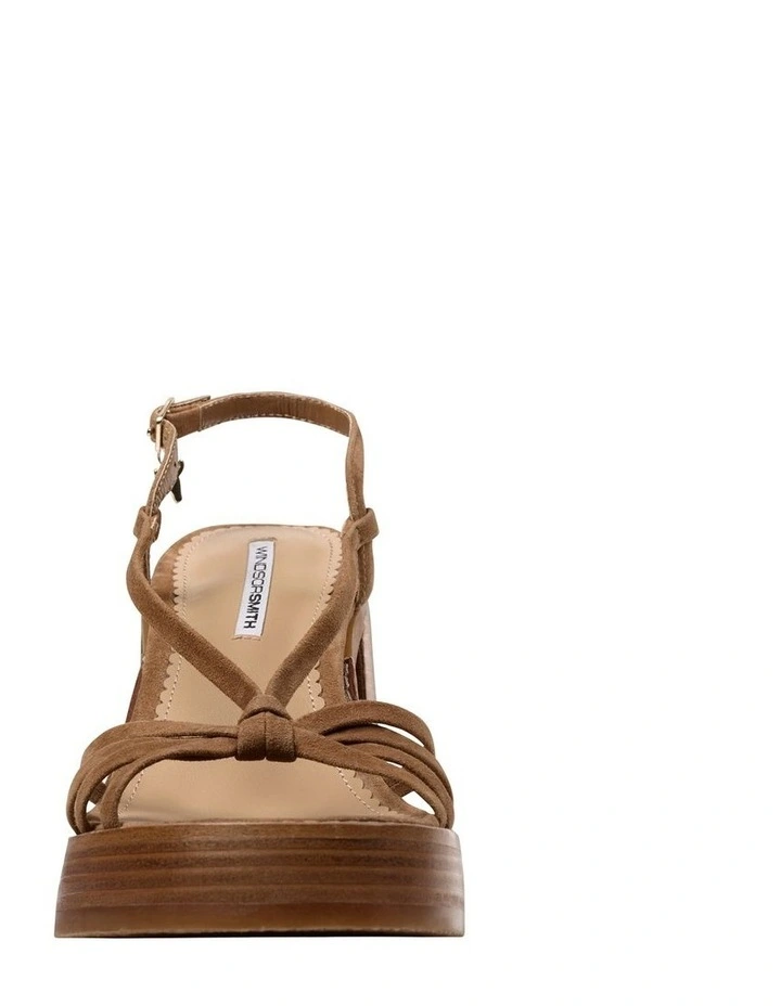 Affair Platform Sandal in Hazelnut image 3