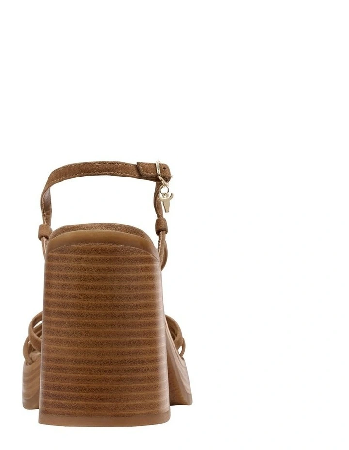 Affair Platform Sandal in Hazelnut image 4