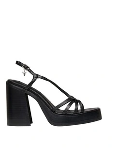 Affair Platform Sandal in Black