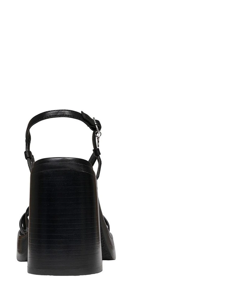 Affair Platform Sandal in Black image 5