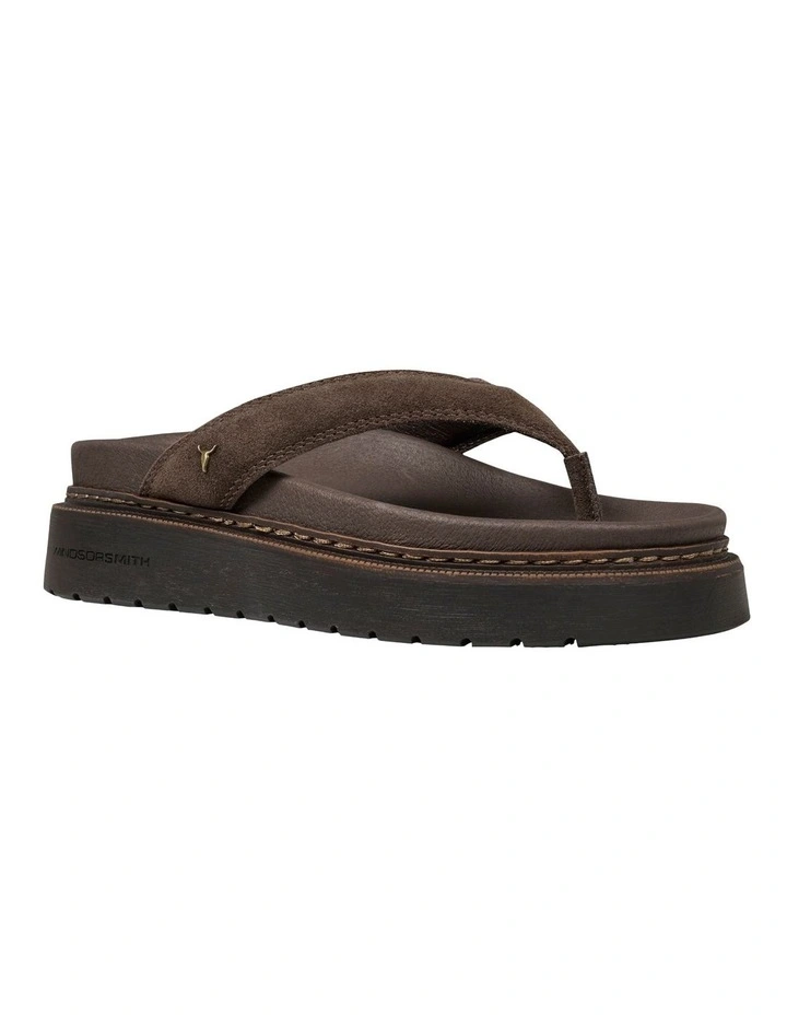 CHECKED DARK CHOC SUEDE image 2
