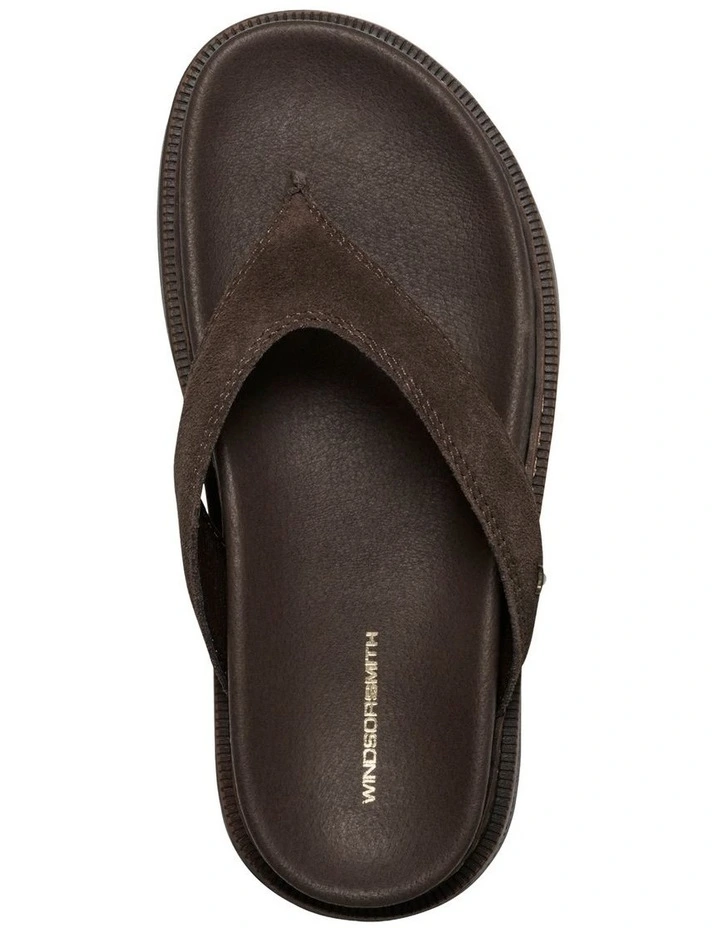 CHECKED DARK CHOC SUEDE image 3
