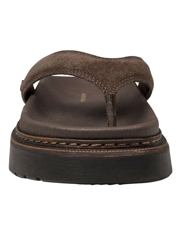 CHECKED DARK CHOC SUEDE image 4