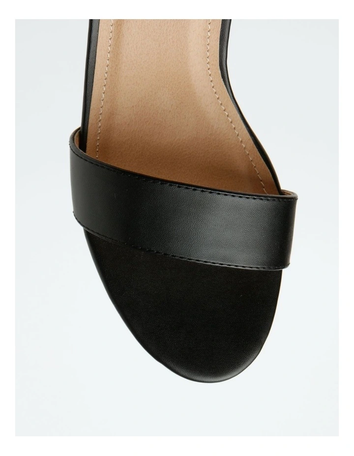 Beckham Block Heel Sandal in Black image 7