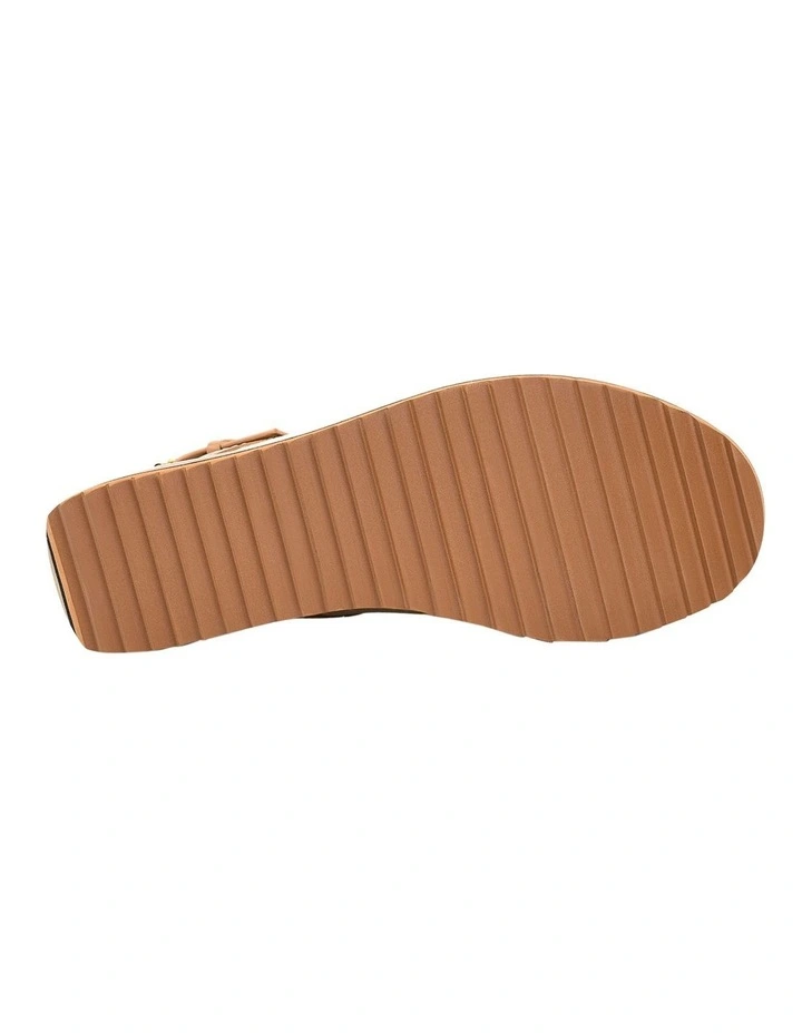 Daint Platofrm Sandal  in Camel Bone image 6