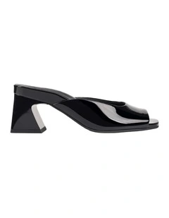 Dani Sandal in Black Patent