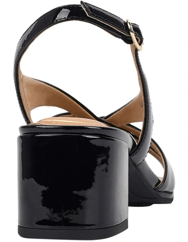 Kaboo Sandal in Black Patent image 5