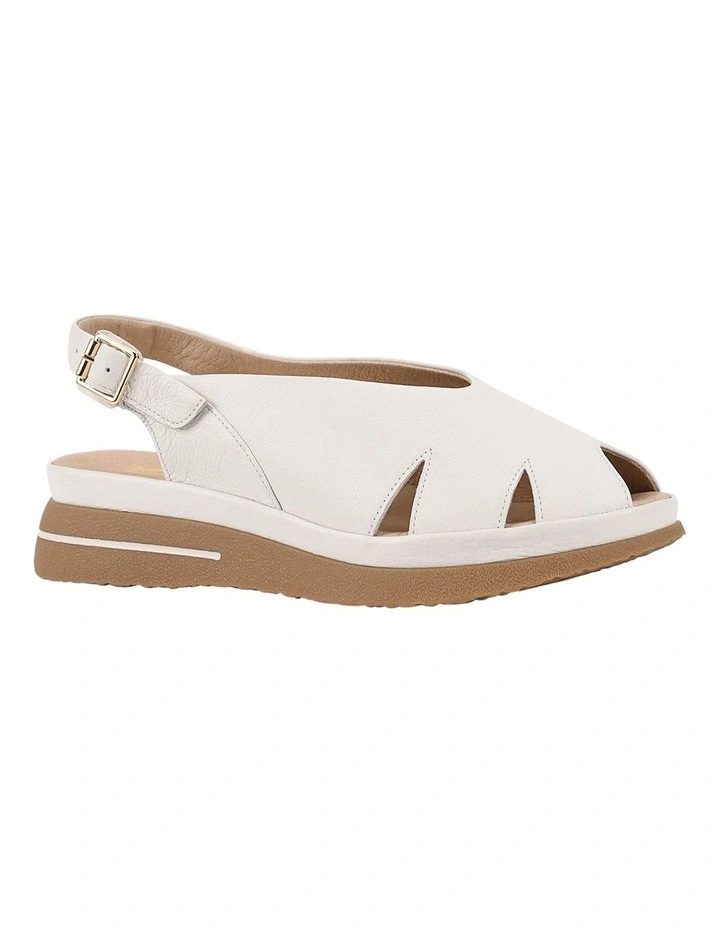 Kazoo Sandal in White image 2