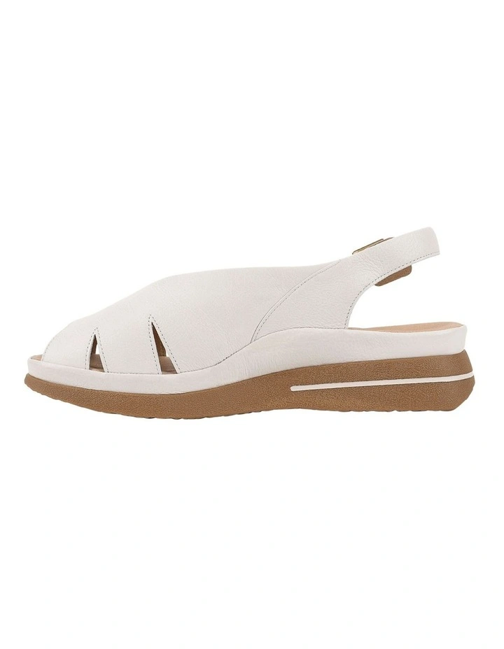 Kazoo Sandal in White image 3