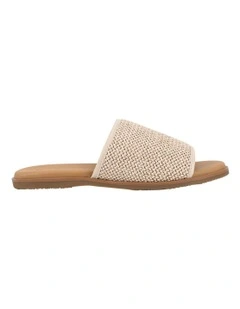 Paradise Weave Sandal in Bone