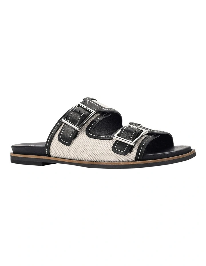 Theatre Sandal in Black Bone image 2