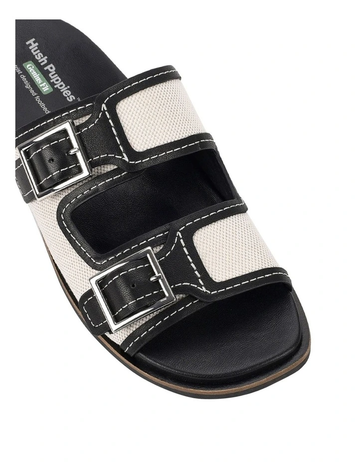 Theatre Sandal in Black Bone image 4