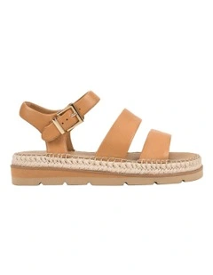 Weave Sandal in Camel