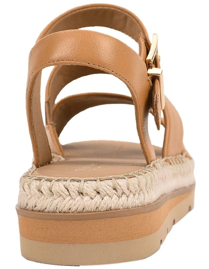 Weave Sandal in Camel image 5