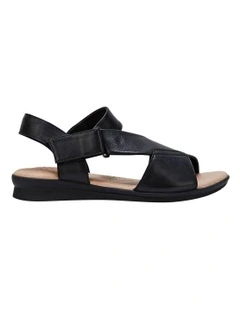 Nizki Leather Sandal in Black