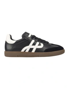 Trackside Sneaker in Black/White