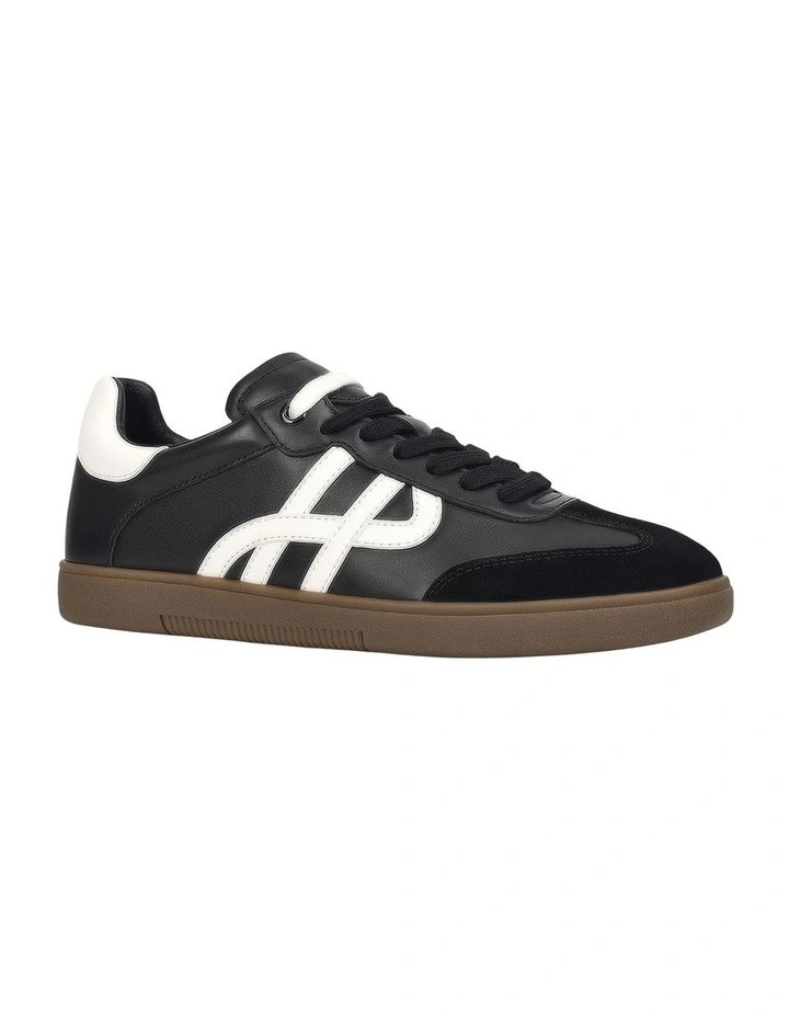 Trackside Sneaker in Black/White image 2