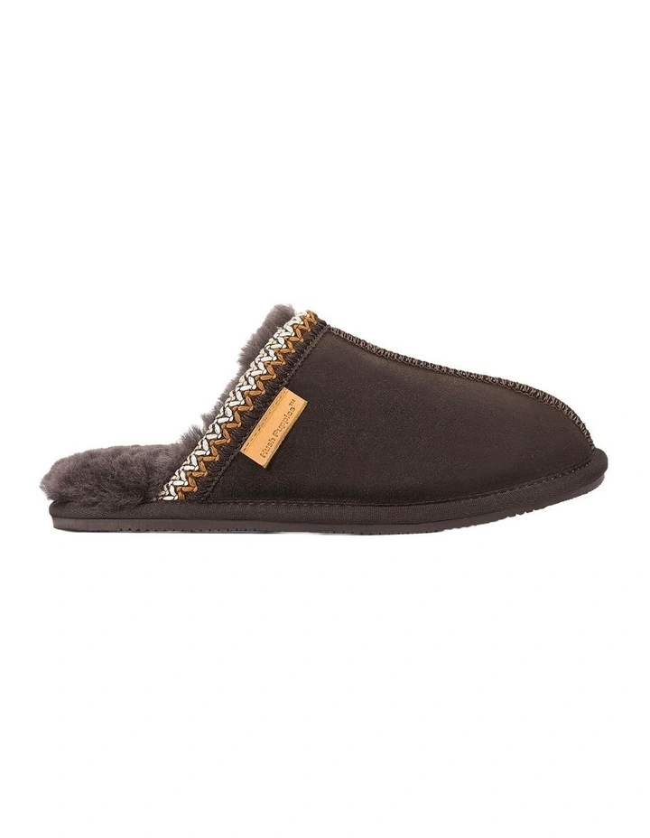 Cozi Slipper in Ground Coffee Suede image 1