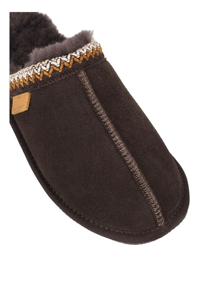 Cozi Slipper in Ground Coffee Suede image 4