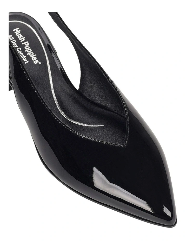 Azula Slingback in Black Patent image 4