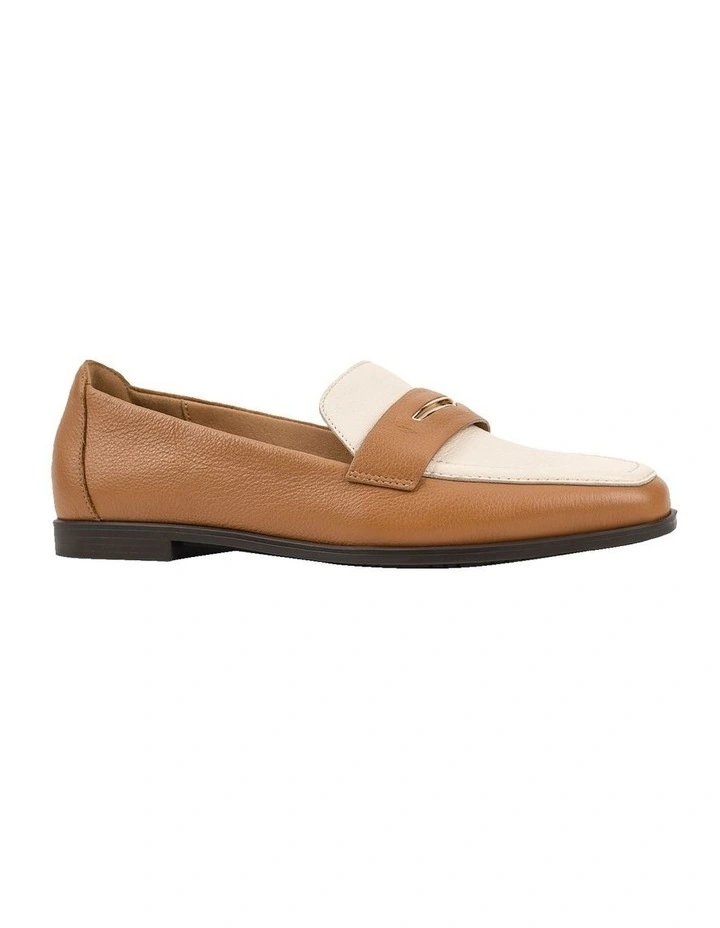 Zabrina Loafer in Tan Bone image 2