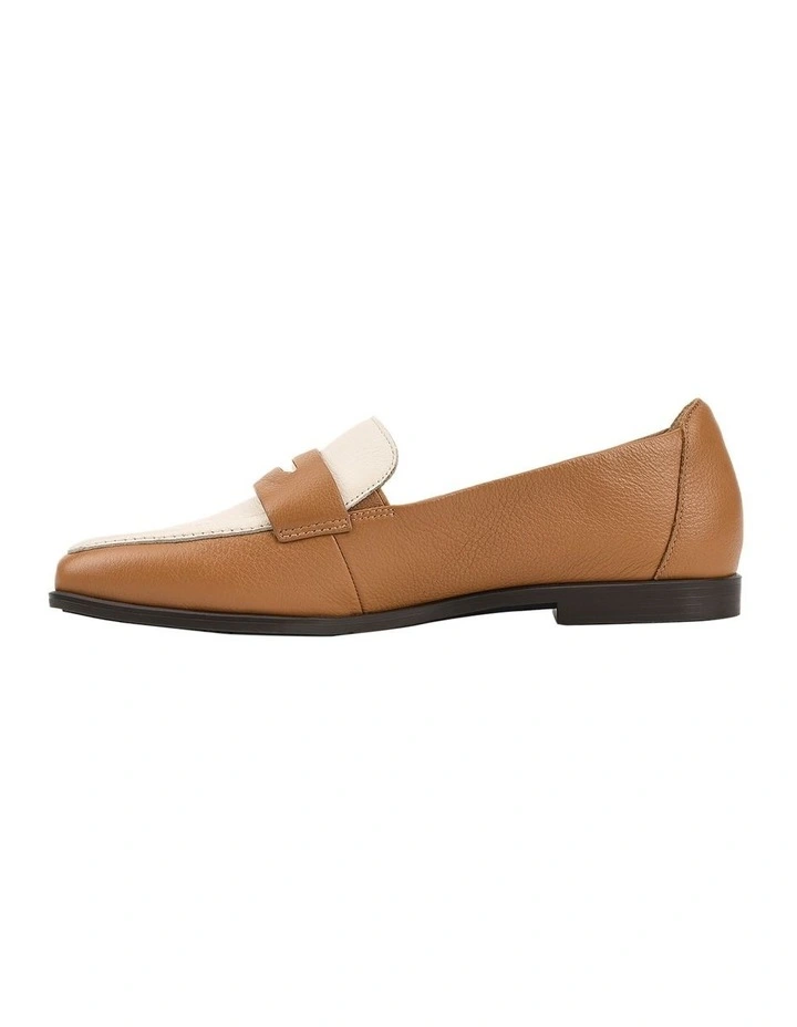 Zabrina Loafer in Tan Bone image 3