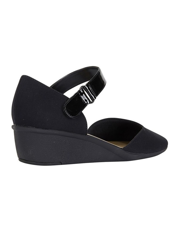 Easy Steps Patriot Black Fabric Wedge Heeled Shoes Myer
