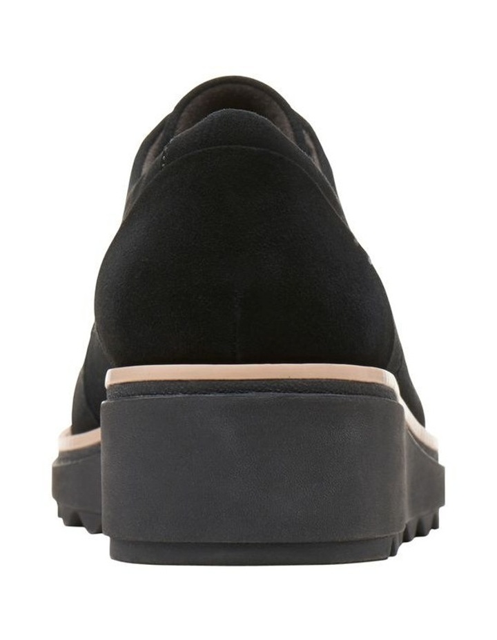 clarks sharon noel black nubuck