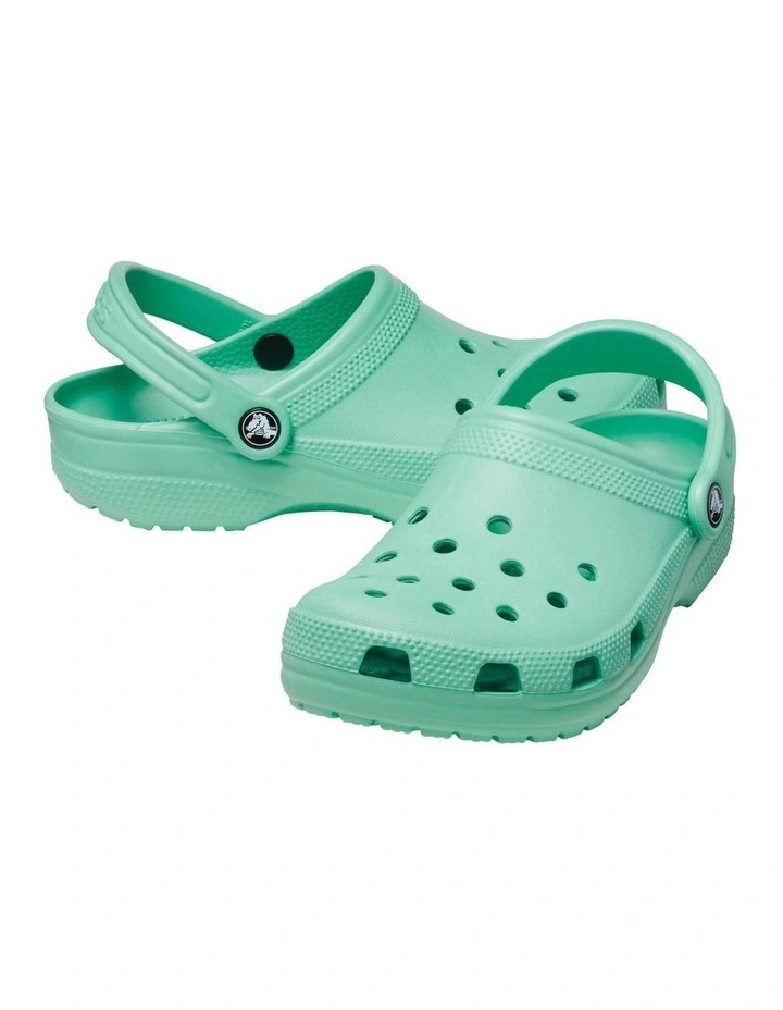 Classic Clog Sandal Thongs in Jade Stone image 2