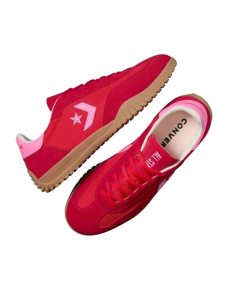 Run Star Trainer Ox Sneakers in Red/Pink image 4